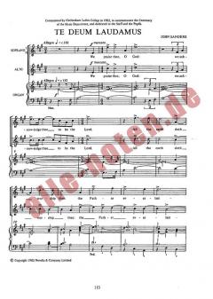 Te Deum von John Sanders 