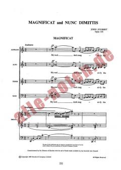 Magnificat & Nunc Dimittis von John Joubert 