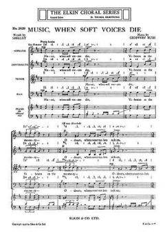 Music When Soft Voices Die von Geoffrey Bush 