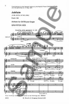 Jubilate Deo von Grayston Ives 
