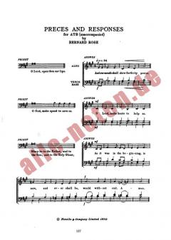 Preces And Responses von Bernard Rose 