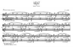 Vent for Flute and Piano von David Lang 