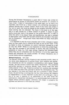 4 French Dances For Guitar von Michael Praetorius 