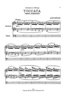 Toccata (Moto Perpetuo) von Alec Rowley 