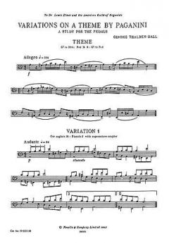 Variations on a Theme by Paganini von George Thalben-Ball 