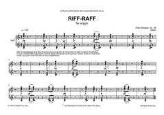 Riff-Raff for Organ von Giles Swayne 