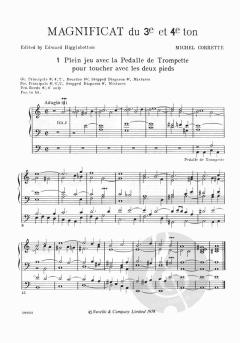 Magnificat Du 3e et 4e Ton von Michel Corrette 