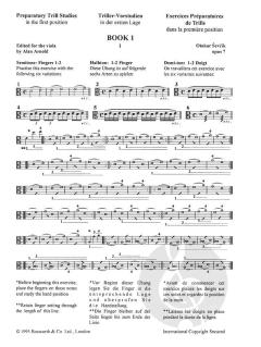 Triller-Vorstudien op. 7 Nr. 1 von Otakar Ševčík 