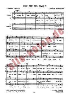 Ask Me No More (Lennox Berkeley) 