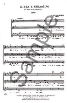 Mass In Honor Of Saint Sebastian (Hector Villa-Lobos) 