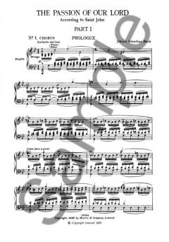 St. John Passion von Johann Sebastian Bach 