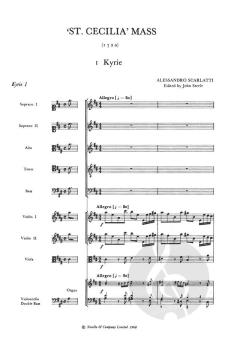 St. Cecilia Mass von Alessandro Scarlatti 