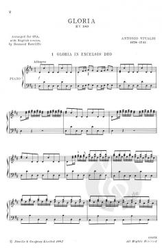 Gloria RV.589 von Antonio Vivaldi 