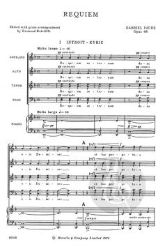 Requiem op. 48 von Gabriel Fauré 