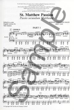 St. Matthew Passion von Johann Sebastian Bach 