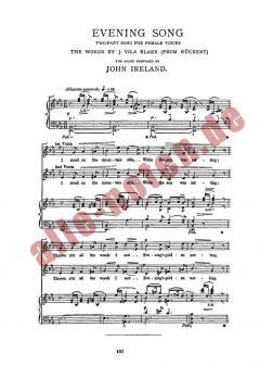 Evening Song von John Ireland 