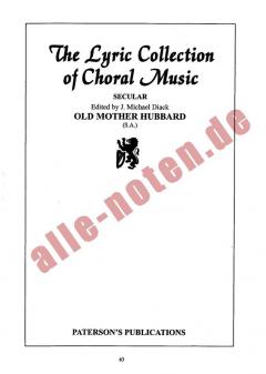 Old Mother Hubbard (Victor Hely-Hutchinson) 