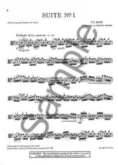 The Solo Cello Suites By Bach Arranged For Viola im Alle Noten Shop kaufen
