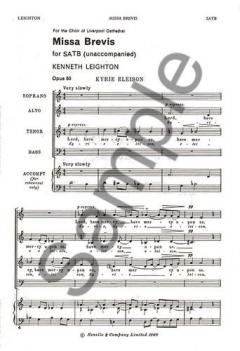Missa Brevis von Kenneth Leighton 