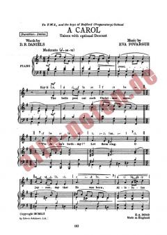 A Carol von Eva Fovargue 