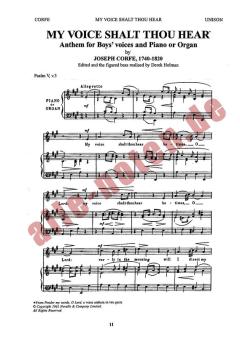 My Voice Shalt Thou Hear von Joseph Corfe 