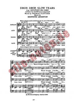 Drop, Drop, Slow Tears von Kenneth Leighton 