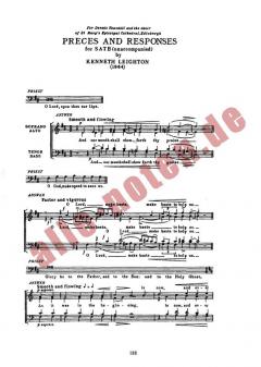 Preces And Responses von Kenneth Leighton 