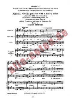 Alleluia! God Is Gone Up With A Merry Noise von Gordon Reynolds 