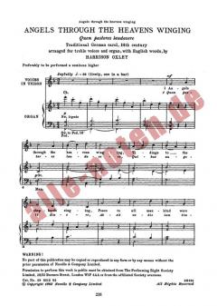 Angels Through The Heavens Winging von Harrison Oxley 