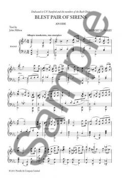 Blest Pair Of Sirens von Charles Hubert Parry 