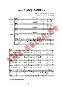 Ave Verum Corpus von Wolfgang Amadeus Mozart 