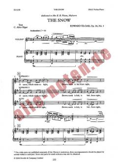 The Snow Op. 26 No. 1 von Edward Elgar 