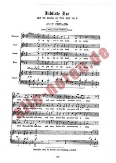 Jubilate Deo In F von John Ireland 