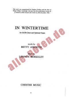 In Wintertime Op. 103 (Lennox Berkeley) 