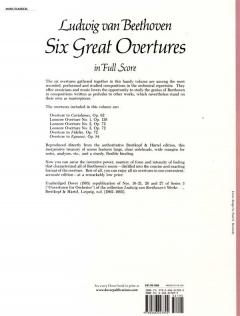 Six Great Overtures von Ludwig van Beethoven 