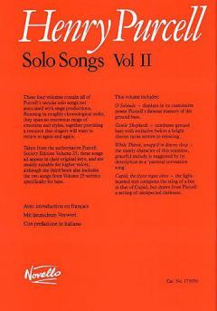 Solo Songs Vol. 2 von Henry Purcell 