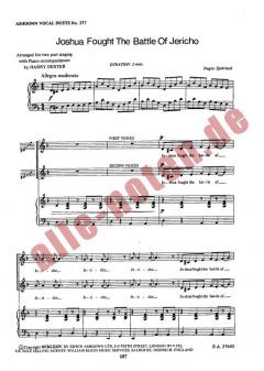 Joshua Fought The Battle Of Jericho 