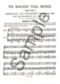 Bel Canto von Mathilde Marchesi 