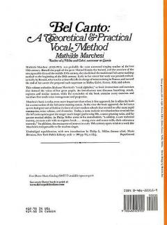 Bel Canto von Mathilde Marchesi 