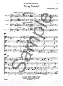 String Quartet, Op. 11 No. 28 von Samuel Barber 