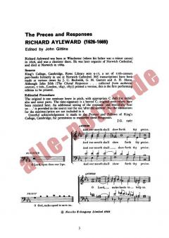 The Preces And Responses von Richard Ayleward 