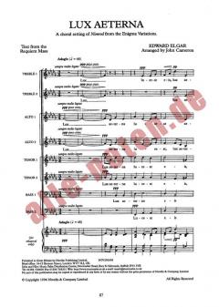 Lux Aeterna von Edward Elgar 