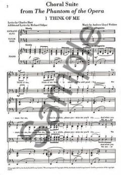 The Phantom Of The Opera Choral Suite von Andrew Lloyd Webber 