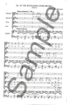 He, Watching Over Israel (Elijah) SSTB (Felix Mendelssohn Bartholdy) 