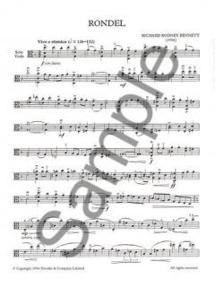 Rondel For Solo Viola von Richard Rodney Bennett im Alle Noten Shop kaufen