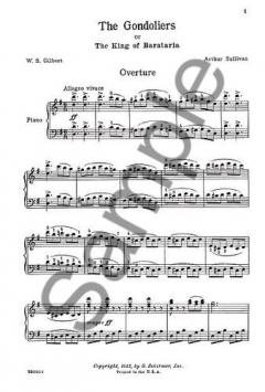 The Gondoliers von Arthur Seymour Sullivan 