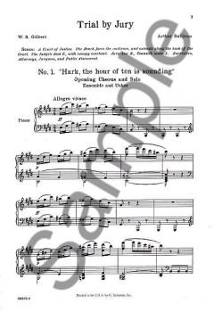 Trial By Jury von Arthur Seymour Sullivan 