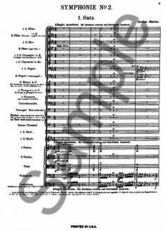 Symphony No. 2 von Gustav Mahler 
