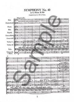 Symphony No. 40 in G Minor K550 von Wolfgang Amadeus Mozart 