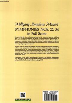Symphonies Nos. 22-34 von Wolfgang Amadeus Mozart 